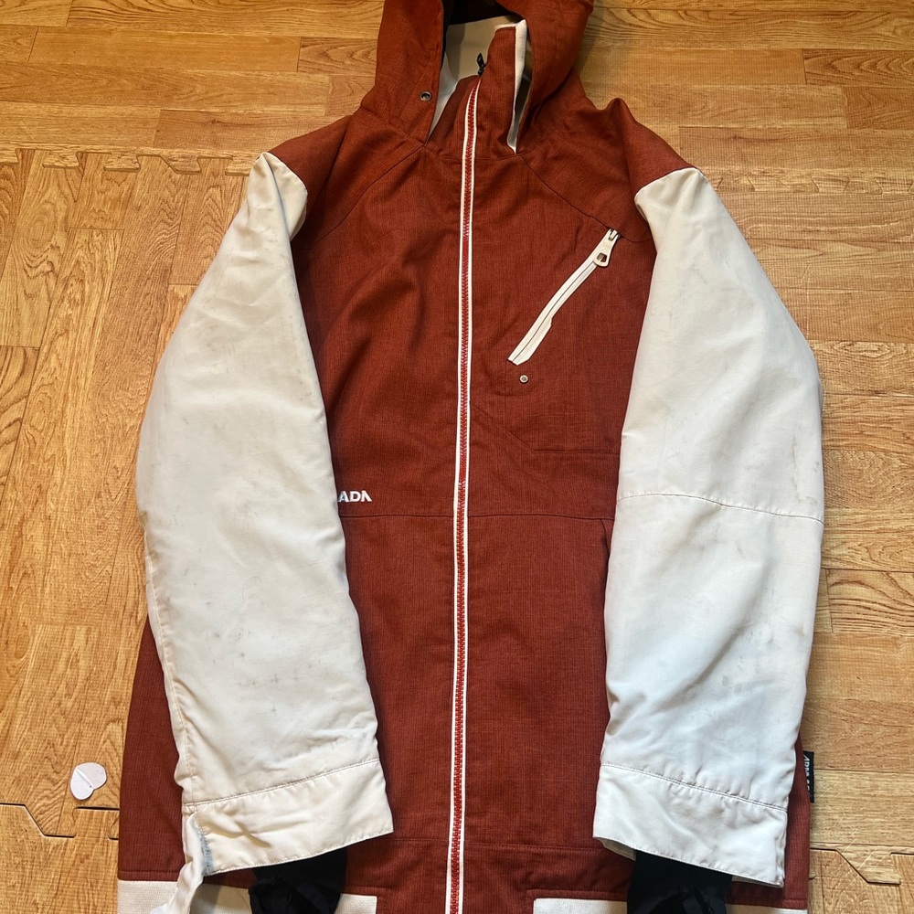 Armada Women's Ski Jacket - Rust and Cream - Picture 9 of 10